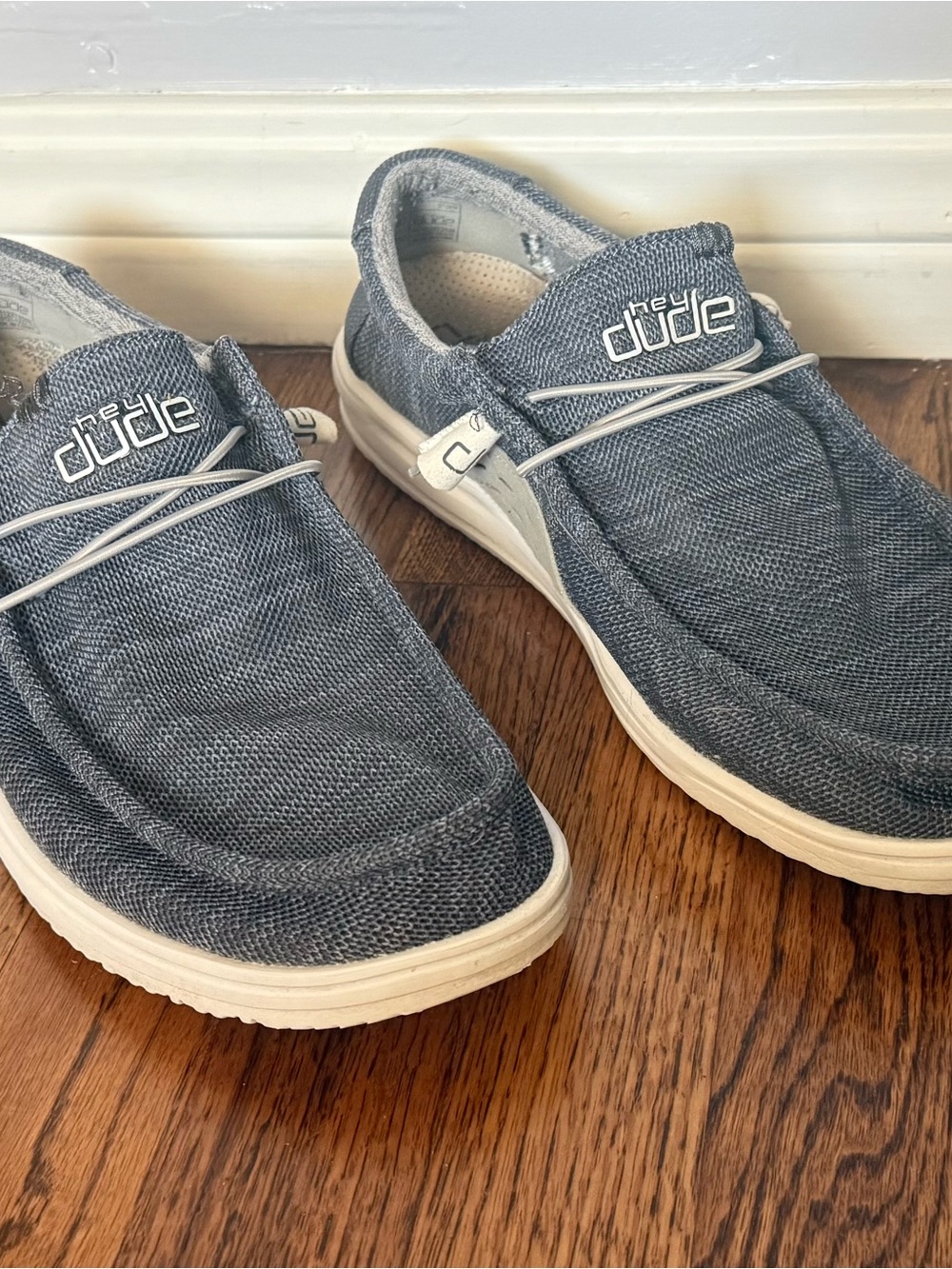Hey Dude Wally Free Storm Mens Size 14 Mesh Slip On Loafers Shoes 112273134